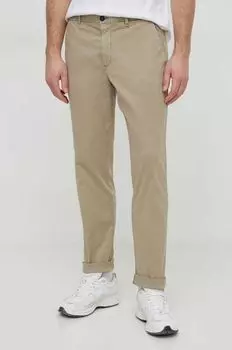 Брюки United Colors of Benetton, бежевый