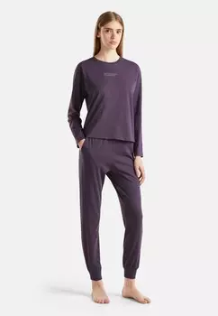 Брюки United Colors of Benetton, фиолетовый