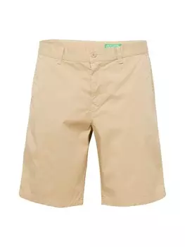 Брюки UNITED COLORS OF BENETTON Loose fit Chino Pants, песочный