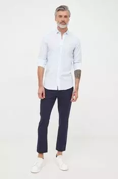 Брюки United Colors of Benetton, темно-синий