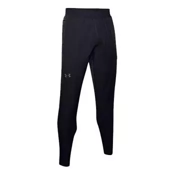 Брюки unstoppable tapered pants 'black' Under Armour, черный
