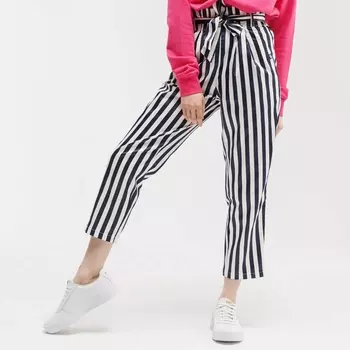 Брюки Up8, белый / черный