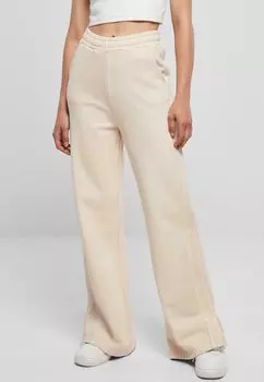 Брюки Urban Classics HEAVY GARMENT DYE SLIT, цвет Pink