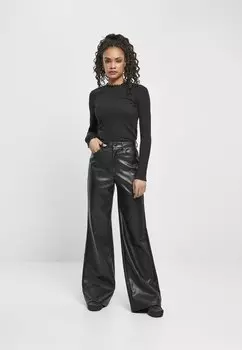 Брюки Urban Classics LADIES WIDE LEG PANTS, цвет Black