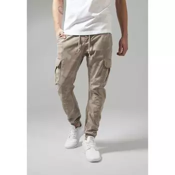 Брюки Urban Classics Cargo Jogging, коричневый