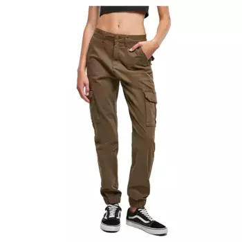 Брюки Urban Classics Cotton Twill Utility, коричневый