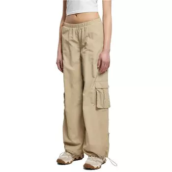 Брюки Urban Classics Crinkle Cargo, бежевый