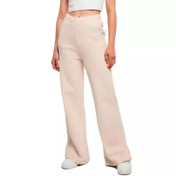 Брюки Urban Classics Heavy Terry Garment Dye Slit, розовый