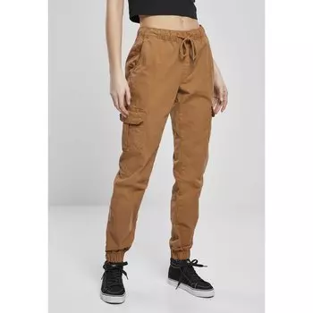 Брюки Urban Classics High Waist Cargo Jogging, оранжевый
