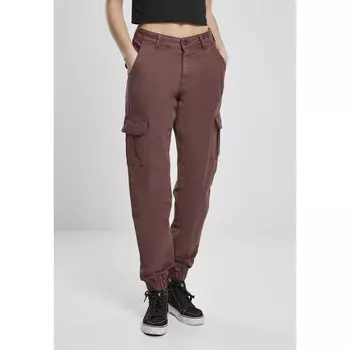 Брюки Urban Classics High Waist Cargo, красный