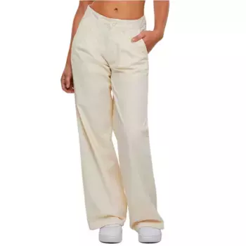 Брюки Urban Classics Organic Pleated, бежевый