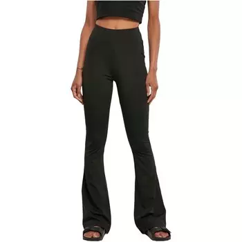 Брюки Urban Classics Recycled high waist, черный