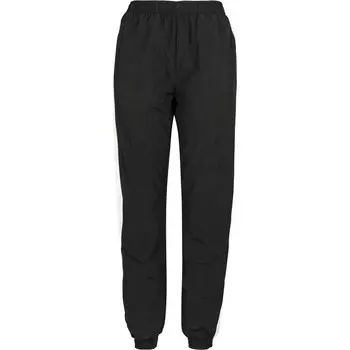 Брюки Urban Classics Striped Crinkle Big, черный