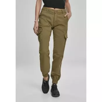 Брюки Urban Classics TB3048 cargo, зеленый