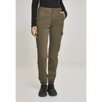 Брюки Urban Classics TB3048 cargo, зеленый