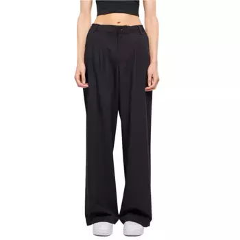 Брюки Urban Classics Ultra Wide Pleat-Front, черный