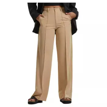 Брюки Urban Classics Wide Pleated, бежевый