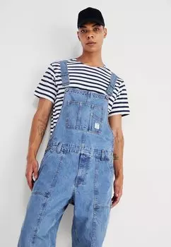 Брюки-уздечки Doug Pepe Jeans, джинсовая ткань