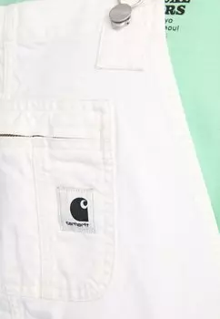 Брюки-уздечки Norris Bib Overall Carhartt WIP, кремовый