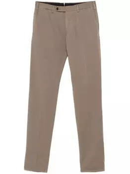 Брюки узкие PT Torino, коричневый