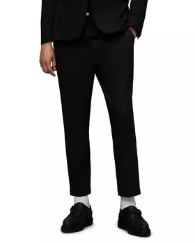 Брюки узкого кроя ALLSAINTS Tallis, черный
