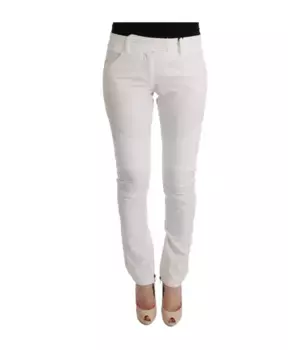 Брюки узкого кроя Ermanno Scervino, белый