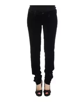 Брюки узкого кроя Ermanno Scervino, черный