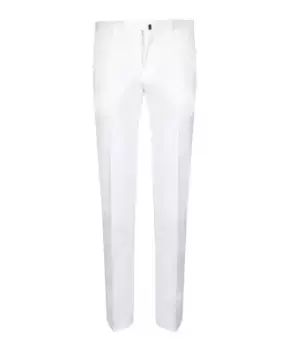 Брюки узкого кроя Incotex, белый