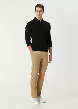 Брюки узкого кроя Incotex, бежевый