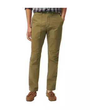 Брюки узкого кроя из хлопка Brooks Brothers, зеленый