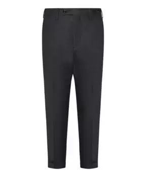 Брюки узкого кроя из шерсти Michael Coal, серый