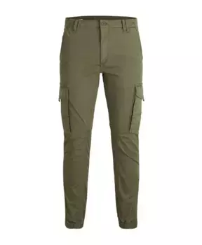 Брюки узкого кроя Jack & Jones, зеленый