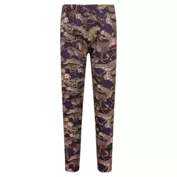 Брюки узкого кроя Kenzo Kids, фиолетовый