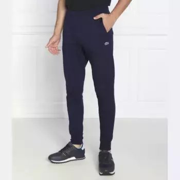 Брюки узкого кроя Lacoste, синий