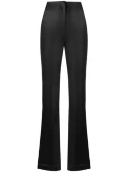 Брюки узкого кроя Nanushka, черный