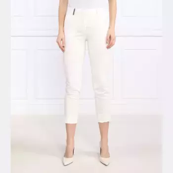 Брюки узкого кроя Peserico, белый