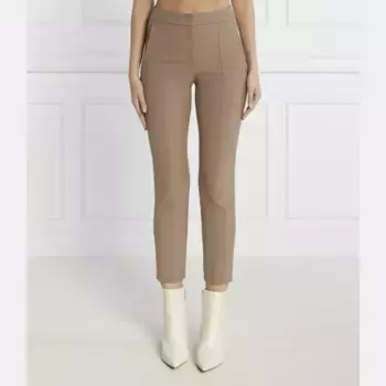 Брюки узкого кроя Peserico, коричневый