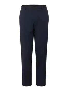 Брюки узкого кроя со складками BURTON MENSWEAR LONDON, темно-синий