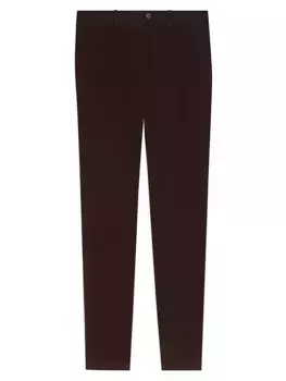 Брюки узкого кроя Zaine стрейч Theory, цвет mink