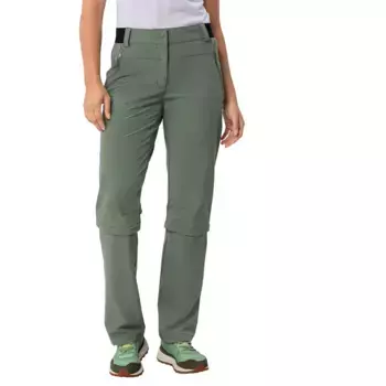 Брюки VAUDE Farley Stretch T-Zip III 3/4, зеленый