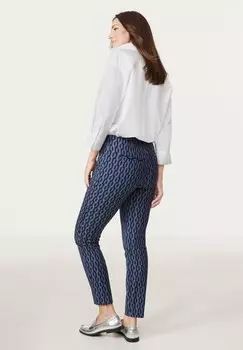 Брюки VERKRZT GEMUSTERTE STRETCH Gerry Weber, темно-синий