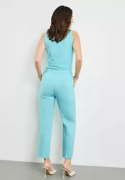 Брюки Verkrzt Schlichte 7/8 Mit Bgelfalten Gerry Weber, аква всплеск