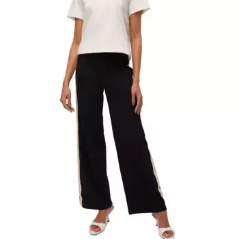 Брюки Vero Moda Berlin Wide Leg Fit Panel, черный