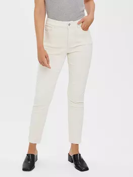 Брюки Vero Moda Cordhose Brenda, белый