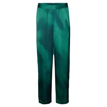 Брюки Vero Moda Eva High Waist, зеленый