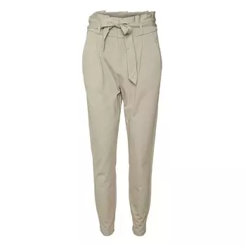 Брюки Vero Moda Eva Hr Loose Paperbag, бежевый