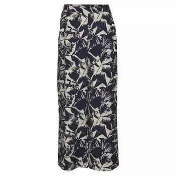 Брюки Vero Moda Josie Wide Leg Fit High Waist, синий