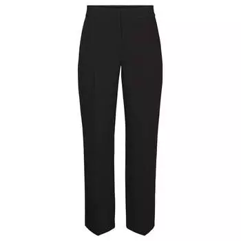 Брюки Vero Moda Kamilla Straight Fit Mid Waist, черный
