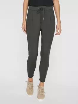 Брюки Vero Moda Lockere Stoffhose Stretch Pants mit Kordelzug VMEVA, серый