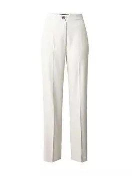 Брюки VERO MODA Loose fit Pleated Pants Rita, светло-серый